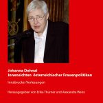 „Johanna Dohnal. Innensichten österreichischer Frauenpolitiken. Innsbrucker Vorlesungen“, Erika Thurner und Alexandra Weiss (Hg.)